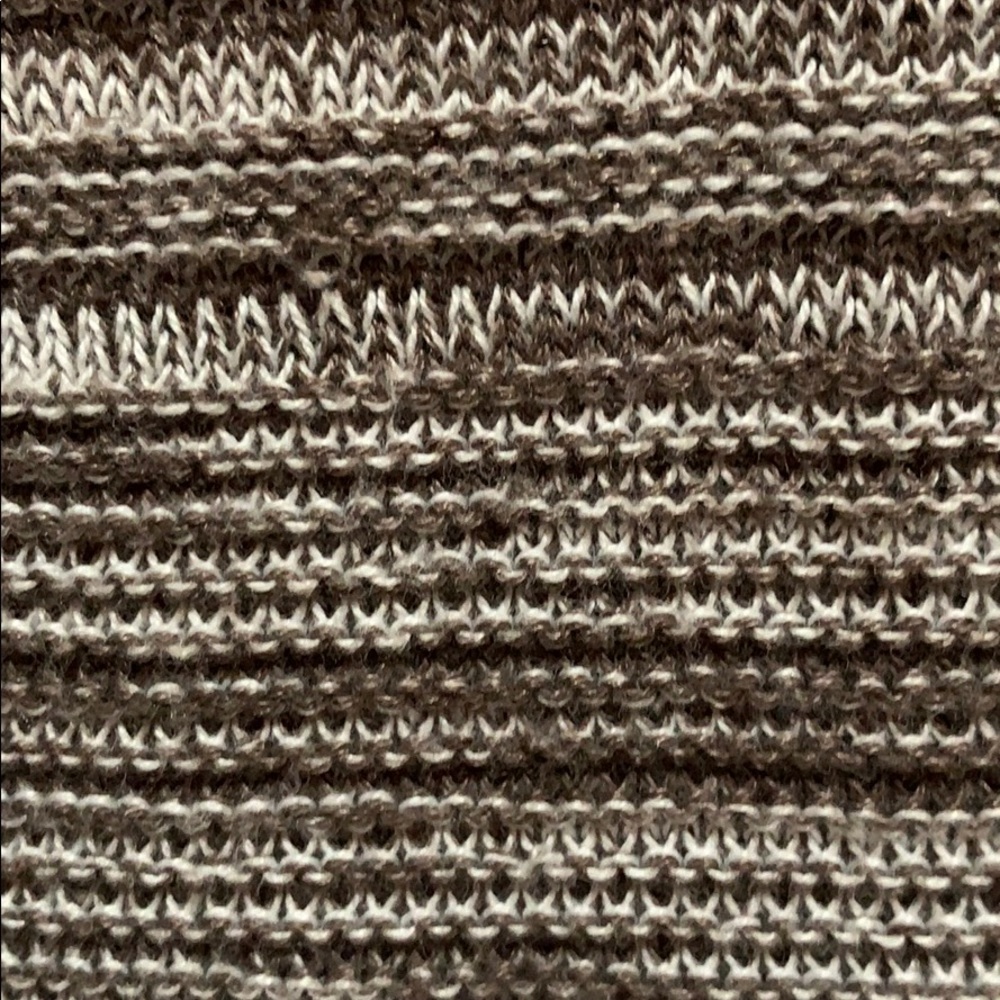 ELLEN TRACY sweater/ tunic XXL brown/ white - Picture 3 of 6